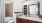 a bathroom with a marble countertop